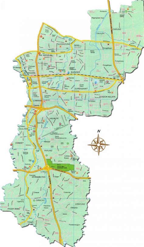 jakarta timur maps